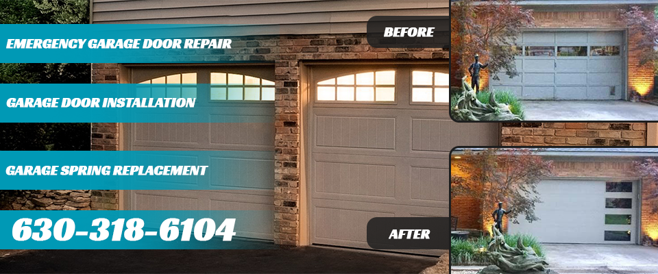 Downers Grove IL Garage Doors banner